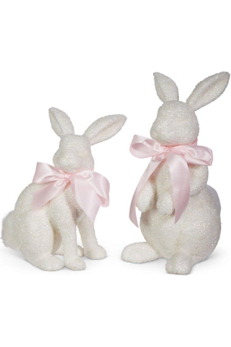 Shop For 14.5" White Glitter Bunnies