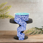 Shop For 1.5" Asian Chinoiserie Ribbon: Blue (10 Yards)