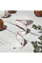 Shop For 1.5" Baseball Ribbon (10 Yards) at Michelle's aDOORable Creations