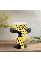 Shop For 1.5" Big Polka Dot Ribbon: Yellow & Black (10 Yards)