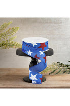 Shop For 1.5" Blue Royal Canvas Ribbon: Patriotic Stars (10 Yards)