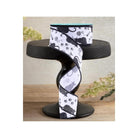 Shop For 1.5" Cat Silhouettes Ribbon: White & Black (10 Yards)