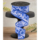 Shop For 1.5" Chinoiserie Floral Ribbon: Blue (10 Yards)