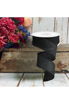 Shop For 1.5" Cross Royal Burlap Ribbon: Black (10 Yards)