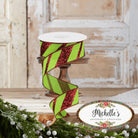 Shop For 1.5" Diagonal Glitter on Royal Ribbon: Lime Green (10 Yards)