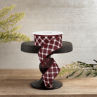 Shop For 1.5" Diamond Check Royal Ribbon: Burgundy (10 Yards)