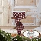 Shop For 1.5" Diamond Check Royal Ribbon: Burgundy (10 Yards)