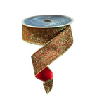 Shop For 1.5" Diamond Dust Ribbon: Ruby Emerald (10 Yards)
