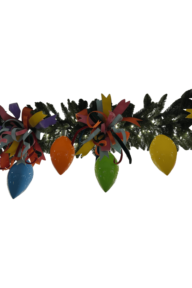 Shop For 15" Enamel C9 Bulb Ornament: Lime Green