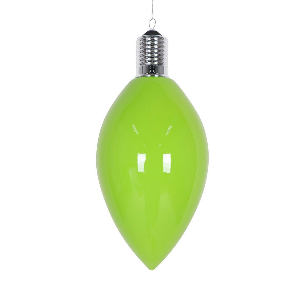 Shop For 15" Enamel C9 Bulb Ornament: Lime Green