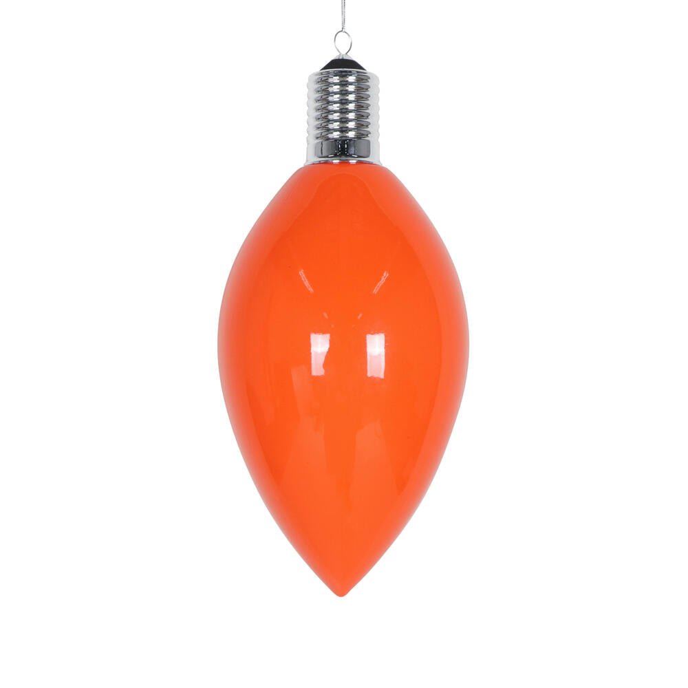 Shop For 15" Enamel C9 Bulb Ornament: Orange