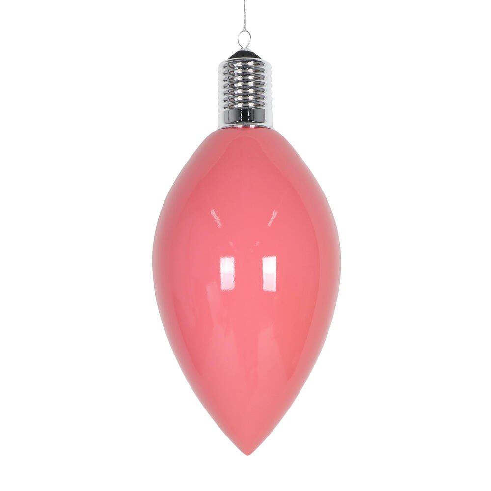 Shop For 15" Enamel C9 Bulb Ornament: Pink