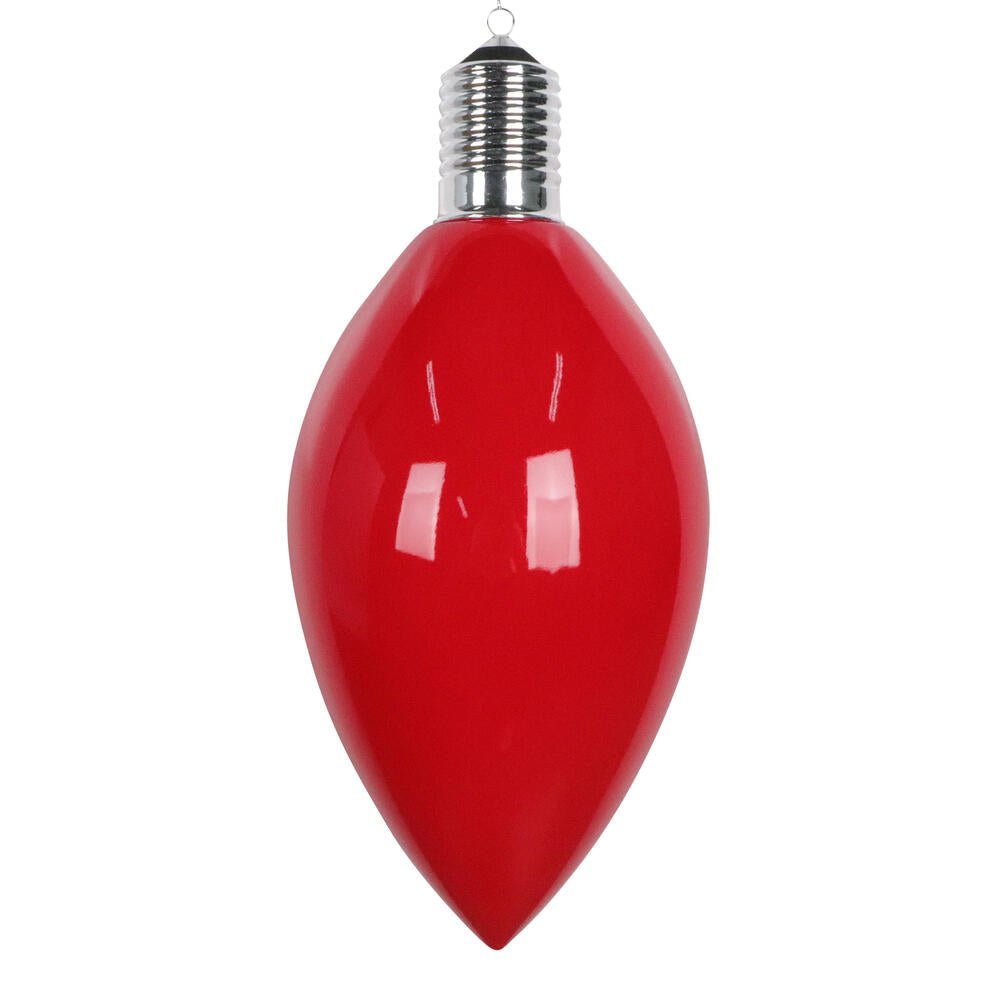 Shop For 15" Enamel C9 Bulb Ornament: Red