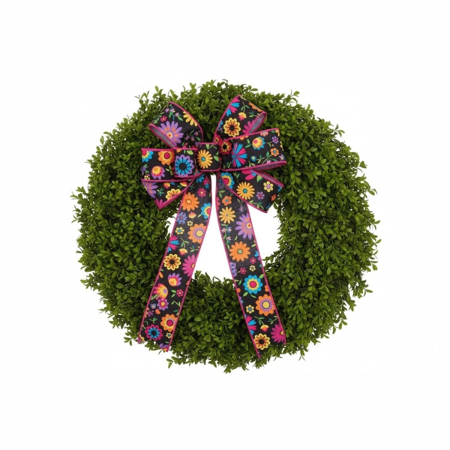 Shop For 1.5" Fiesta Florals Ribbon: Black (10 Yards)