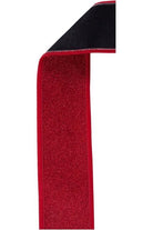 Shop For 1.5" Fine Glitter Fused Back Ribbon: Red/Black (10 Yards)