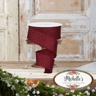 Shop For 1.5" Fine Glitter On Royal Ribbon: Burgundy (10 Yards)