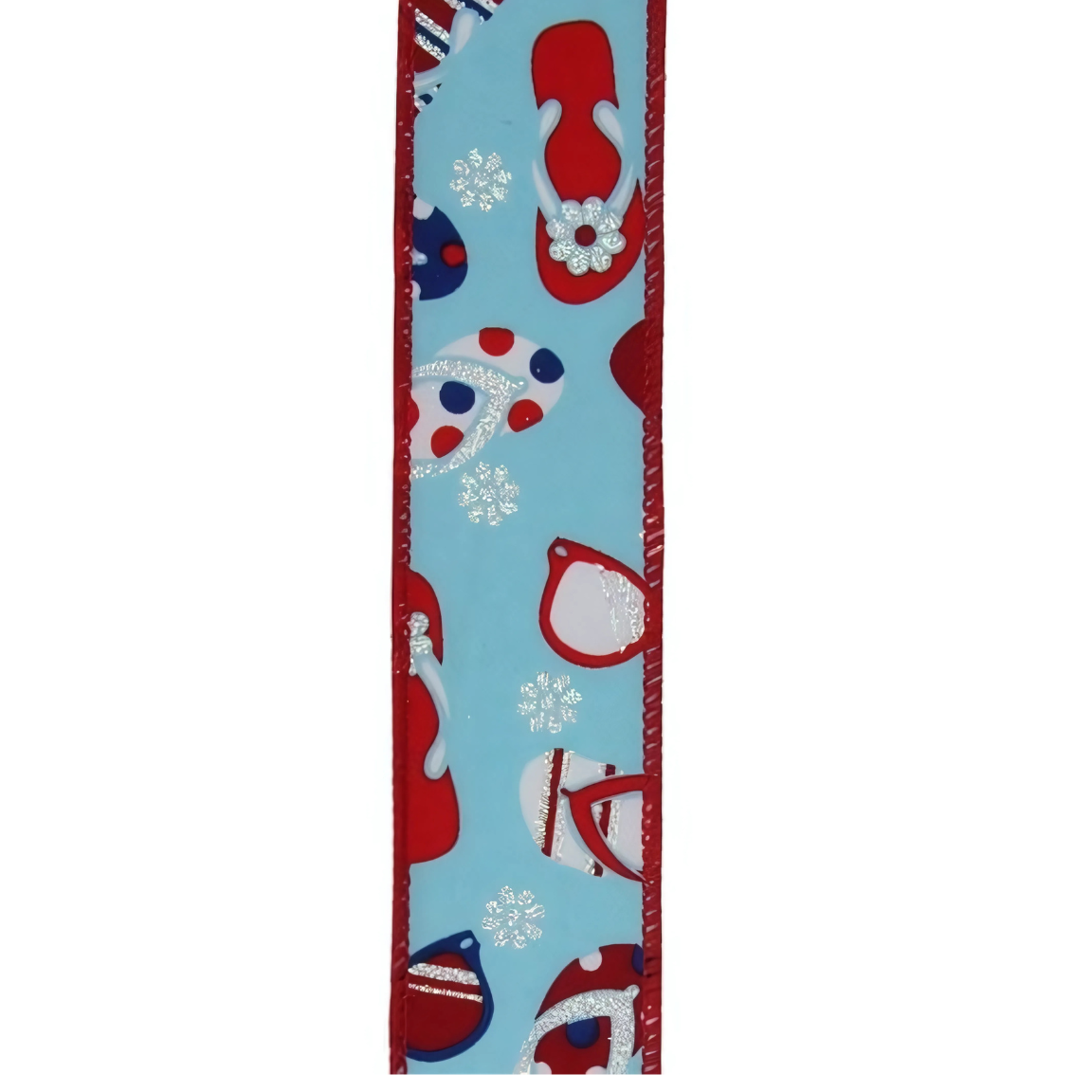 Shop For 1.5" Flip Flop and Sunglasses Ribbon: Light Blue (10 Yard)