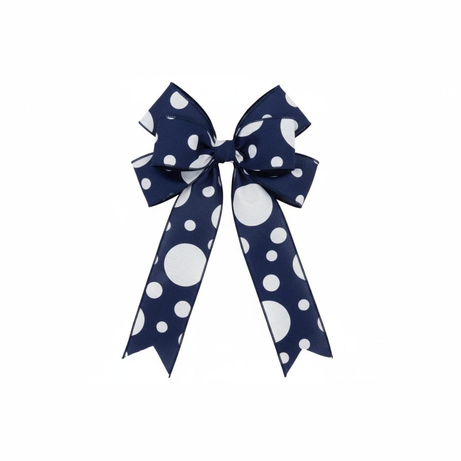 Shop For 1.5" Giant Three Size Polka Dot Ribbon: Navy Blue (10 Yards)