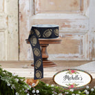 Shop For 1.5" Glitter Football Ribbon: Black/Gold (100 Feet)