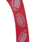 Shop For 1.5" Glitter Football Ribbon: Red/Silver (100 Feet)