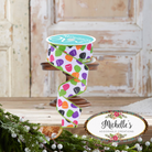 Shop For 1.5" Glitter Gumdrop Ribbon: Pink/Lime (10 Yards)