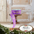 Shop For 1.5" Glitter Homecoming Ribbon: Purple/Gold (100 Feet)
