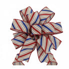 Shop For 1.5" Glitter Multi Diagonal Stripe Ribbon: Natural (10 Yards)