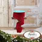 Shop For 1.5" Glitter Swirl Ribbon: Red (10 Yards)