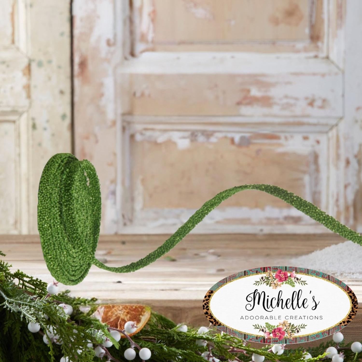 Shop For 15' Green Beaded Garland