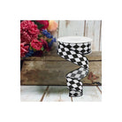 1.5" Harlequin Ribbon: Black (10 Yards)