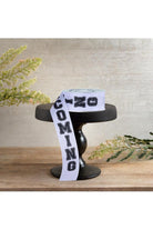 Shop For 1.5" Homecoming Ribbon: White/Black (100 Feet)