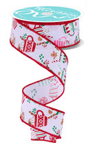 Shop For 1.5" Hot Cocoa Mugs Ribbon: White (10 Yards)
