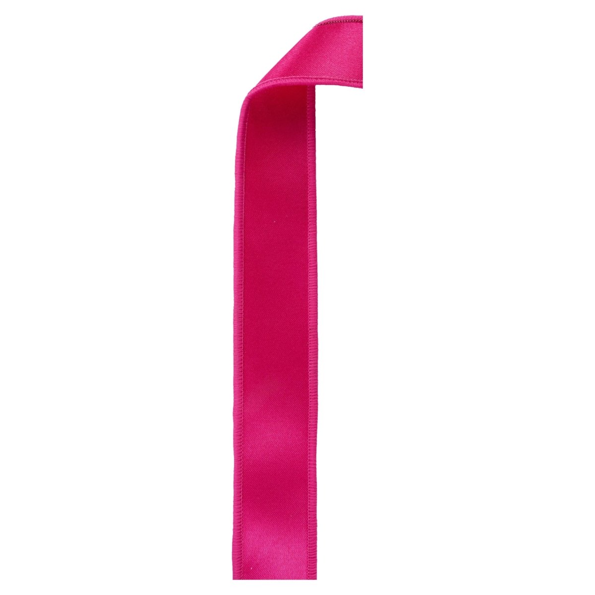 Shop For 1.5 in Satin Fused Ribbon: Hot Pink (10 Yards)