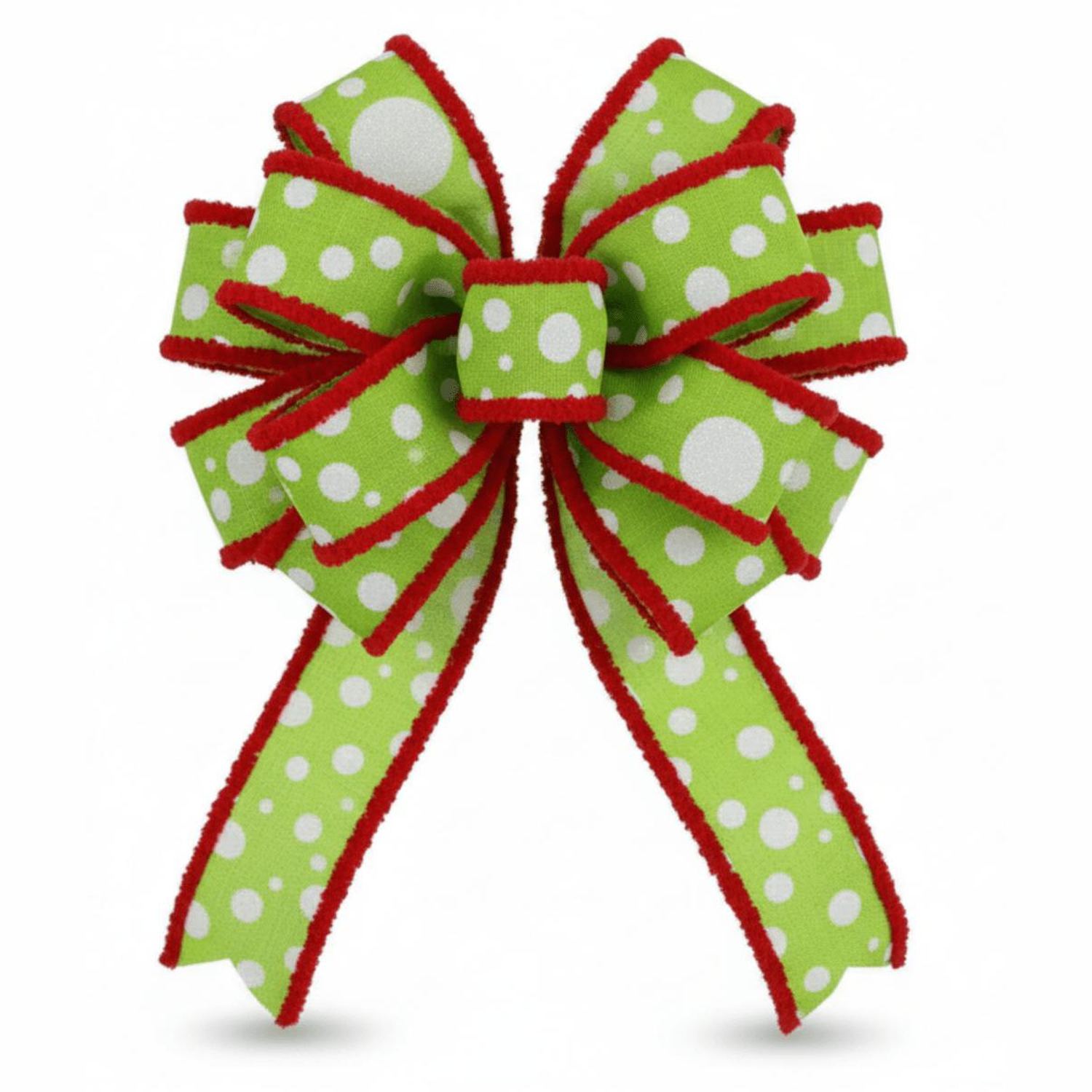 Shop For 1.5" Irregular Dots Drift Ribbon: Lime (10 Yards)