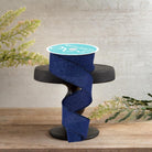 Shop For 1.5" Irregular Spotted Glitter Ribbon: Navy Blue (10 Yards)