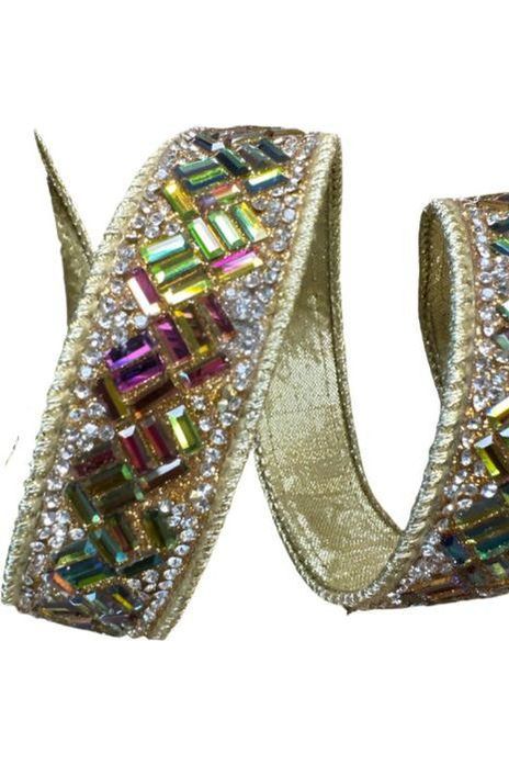 Shop For 1.5" Jubilee Jewel Ribbon: Multi (5 Yards) at Michelle's aDOORable Creations