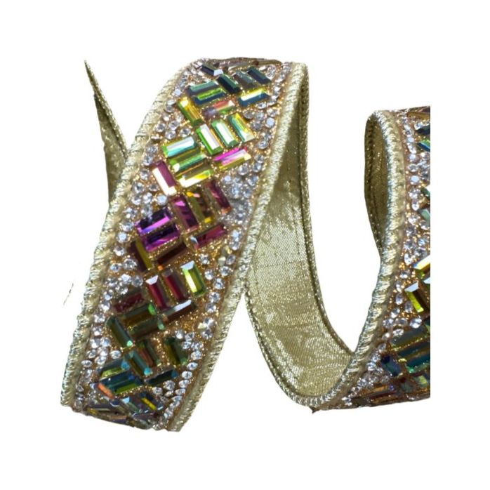 Shop For 1.5" Jubilee Jewel Ribbon: Multi (5 Yards) at Michelle's aDOORable Creations