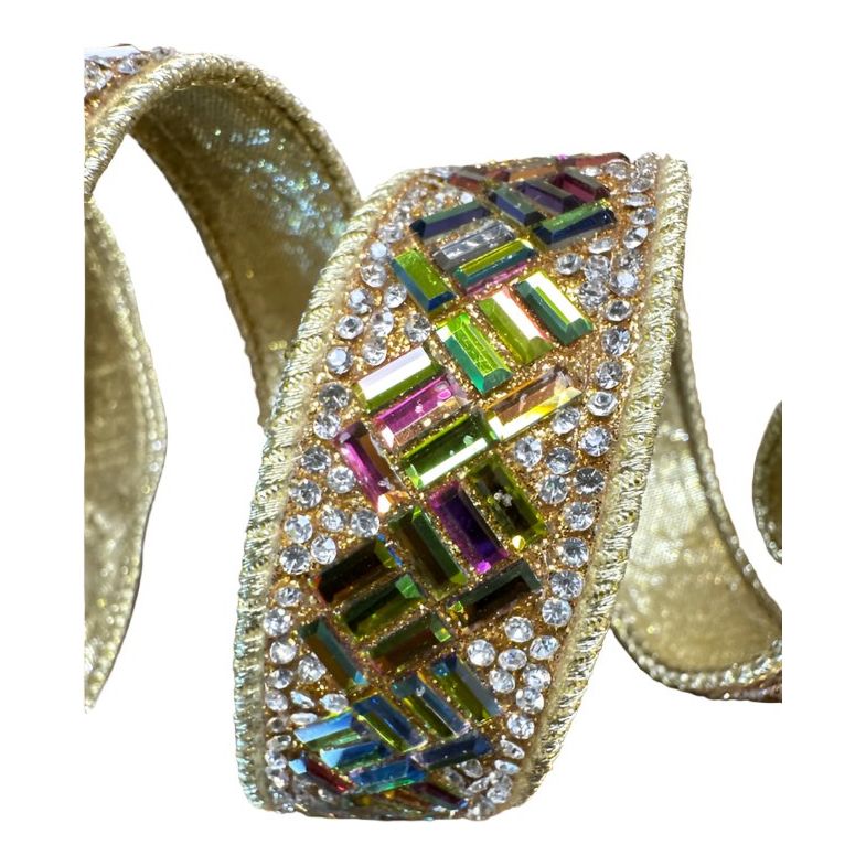 Shop For 1.5" Jubilee Jewel Ribbon: Multi (5 Yards) at Michelle's aDOORable Creations