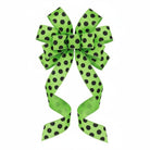 Shop For 1.5" Large Polka Dot Ribbon: Lime Green & Black (10 Yards)