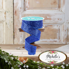 Shop For 1.5" Laser Glitter Ribbon: Royal Blue (10 Yards)
