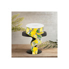 Shop For 1.5" Lemon with Leaves Check Ribbon: Black & White (10 Yards)