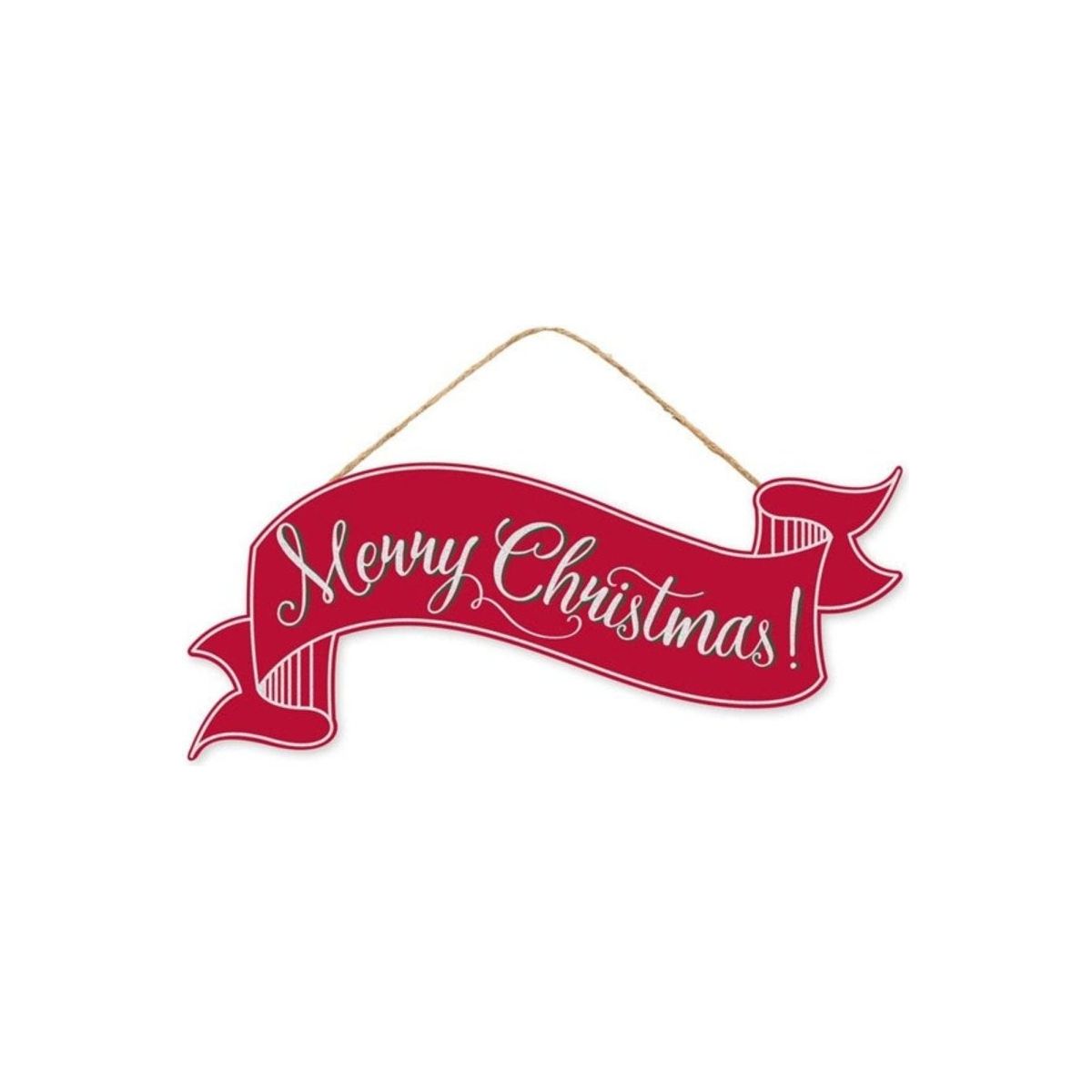 Shop For 15" Merry Christmas Banner: Red