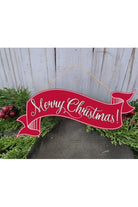 Shop For 15" Merry Christmas Banner: Red