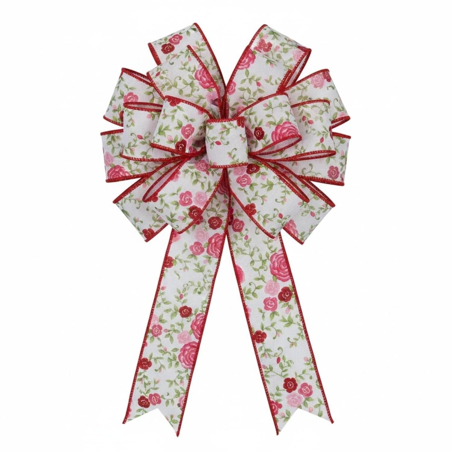 Shop For 1.5" Mini Roses Ribbon: Red (10 Yards)