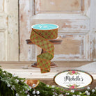 Shop For 1.5" Multi Circles and Dots Ribbon: Green/Copper (10 Yards)