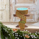 Shop For 1.5" Multi Circles and Dots Ribbon: Green/Copper (10 Yards)