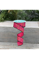 Shop For 1.5" Multi Swirls Glitter Ribbon: Hot Pink/Lime/Black (10 Yard)