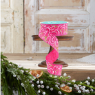 Shop For 1.5" Multi Swirls Glitter Ribbon: Hot Pink/Lime/White (10 Yard)