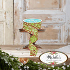 Shop For 1.5" Multi Swirls Glitter Ribbon: Lime Green/Red (10 Yard)