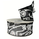 Shop For 1.5" Paisley Skull Halloween Ribbon: Black (10 Yards)